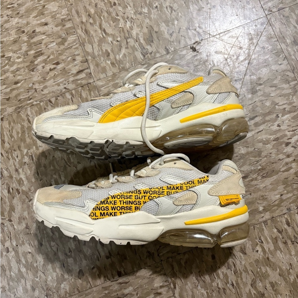 Puma X Randomevent Cell Alien White Asparagus Sneakers - Picture 4 of 12